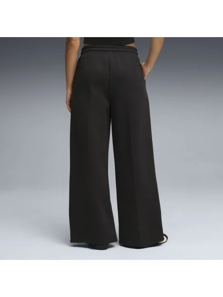 Spodnie o luźnym kroju Wardrobe Essentials czarne