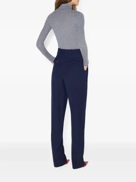 Pantaloni Elisabetta Franchi albastru