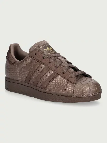 Adidas Originals Superstar II sneakers dámske kožené hnedá