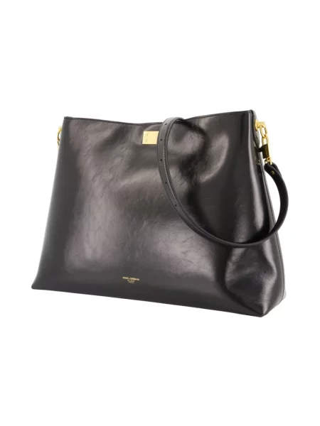 Torebka Dolce And Gabbana skórzana czarna