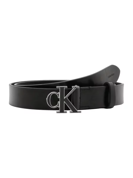 Calvin Klein Curea / argintiu negru