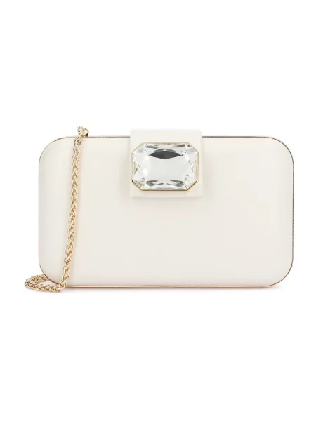 Kopertówka Kazar skórzana biała