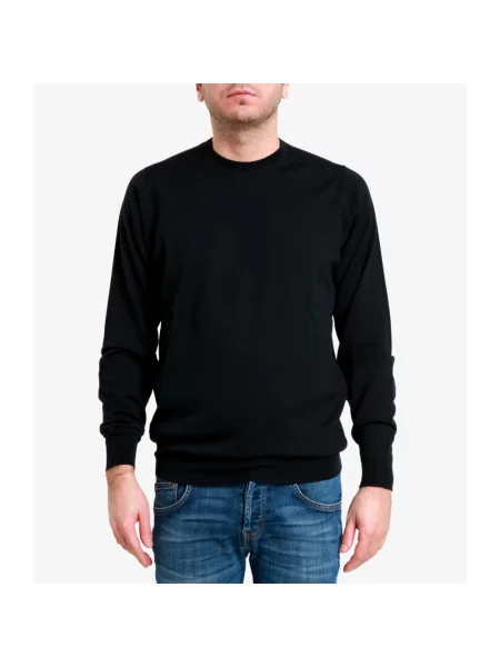 Sweter John Smedley wełniany czarny