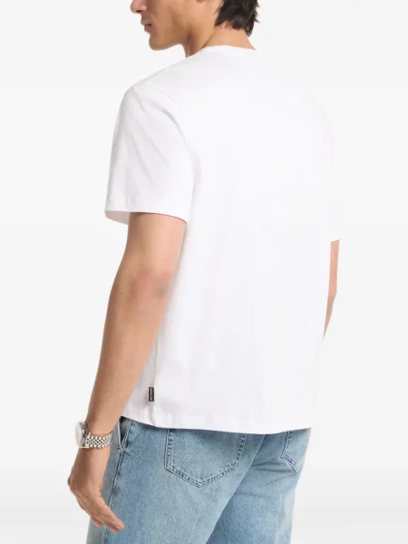 Tricou Michael Kors cu broderie alb
