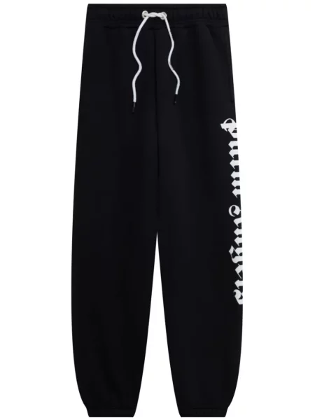 Pantaloni sport Palm Angels cu imagine cu cordon negru
