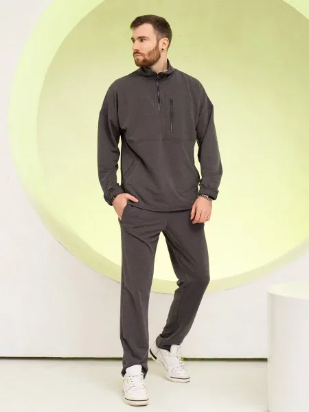 ISSA Plus Спортивний костюм без підкладки сірий