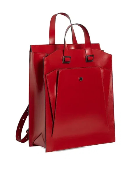 Rucsac Merryl Tielman din piele roșu