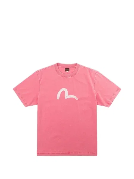 Tricou Evisu cu imagine roz