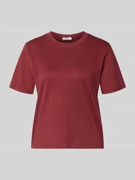 Męski t-shirt o kroju regular fit z czystej bawełny S.oliver Red Label bordowa