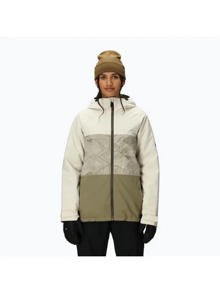 Geacă snowboard damă Athena Insulated limestone colorblock