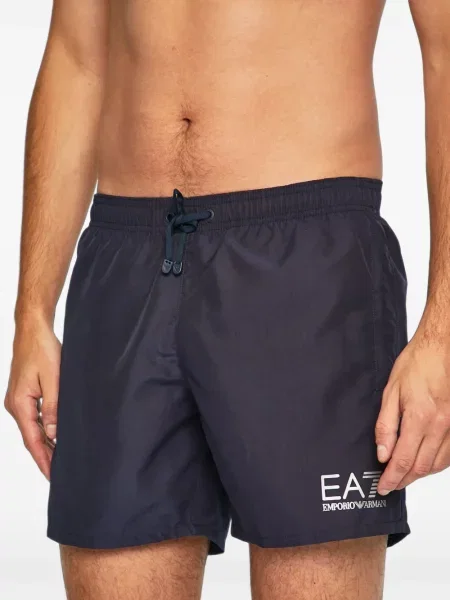 Slip de baie Ea7 Emporio Armani cu imagine albastru