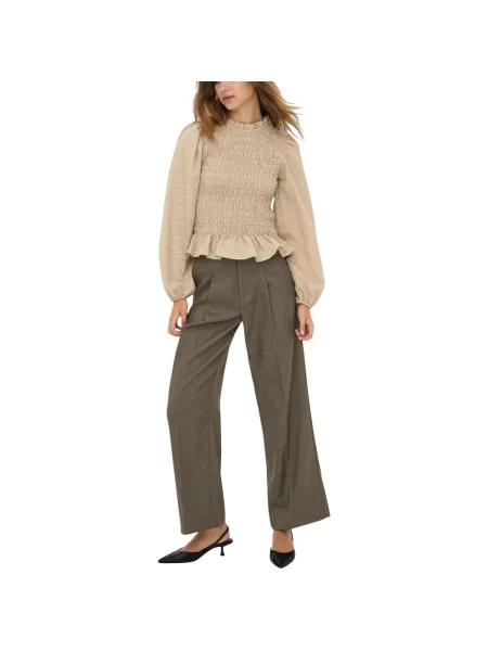 Pantaloni Jacqueline De Yong kaki