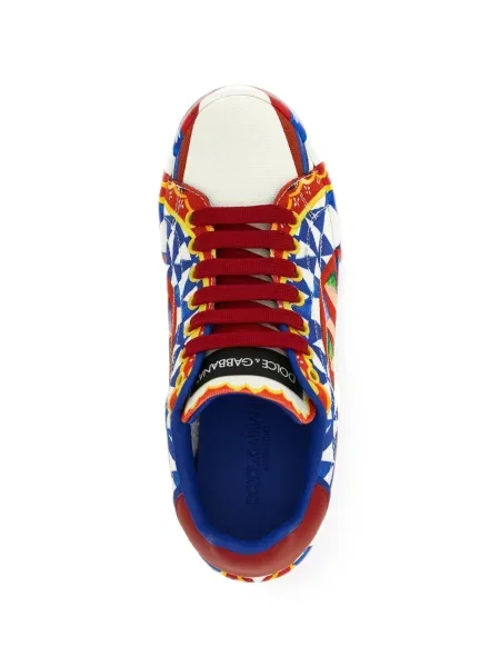 Sneakers Dolce & Gabbana Portofino με σχέδιο λευκό