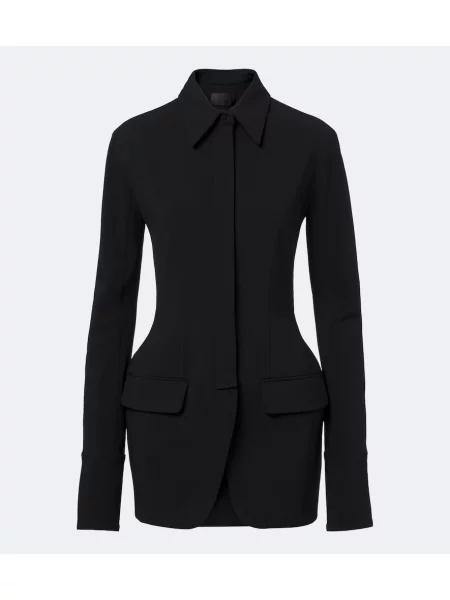 Geacă Mugler de lână negru