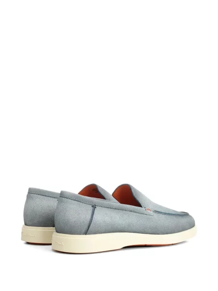 Pantofi loafer Santoni albastru