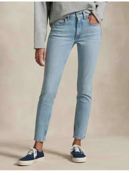 POLO RALPH LAUREN Blugi | Skinny fit | mid rise albastru