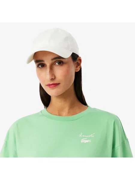 Lacoste Koszulka Z Logo zielona