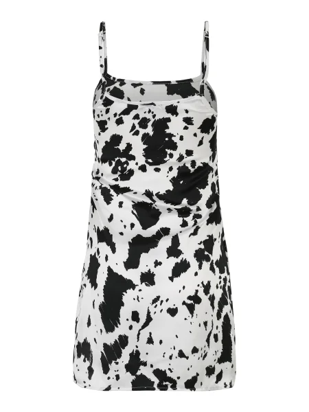 Nasty Gal Petite Rochie / negru alb