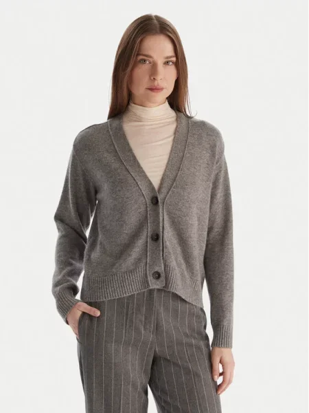 Marella Pletena jopica Blazer siva