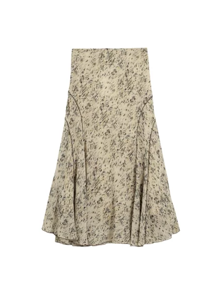 Spódnica midi Desigual brązowa