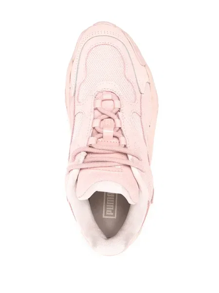 Sneakerși Puma cu șireturi din dantelă roz