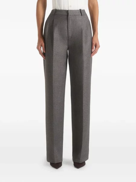 Pantaloni Manière De Voir plisate gri