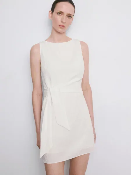 MANGO Rochie LIZ ecru