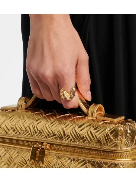 Inel Bottega Veneta auriu