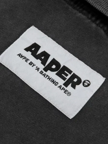 Polo Aape By *a Bathing Ape® με απλικέ γκρι