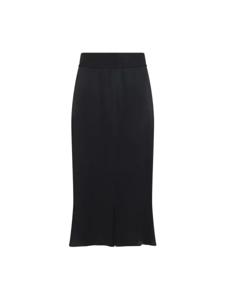 Satynowa spódnica Maison Margiela czarna