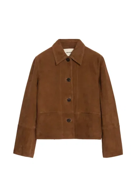 Geanta de piele Zadig&voltaire maro