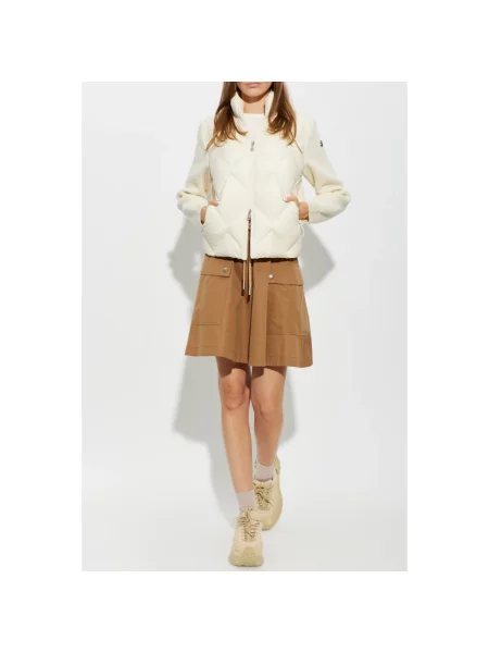 Kardigan Moncler wełniany beżowy