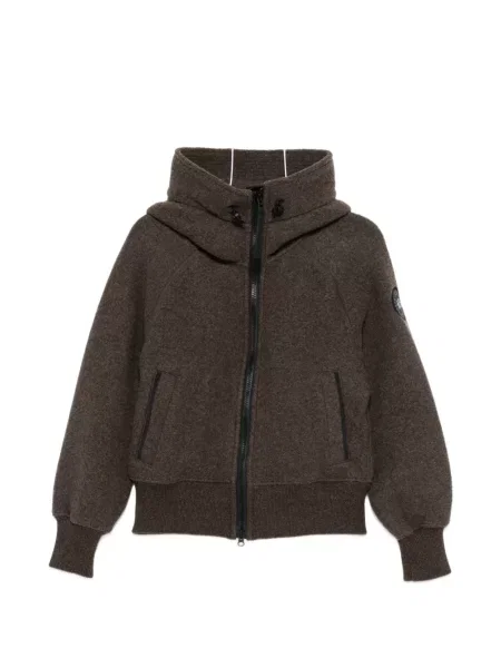 Kurtka bomber Canada Goose z autografem brązowy