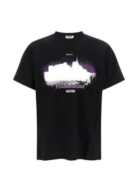 Tricou Moschino cu imagine negru
