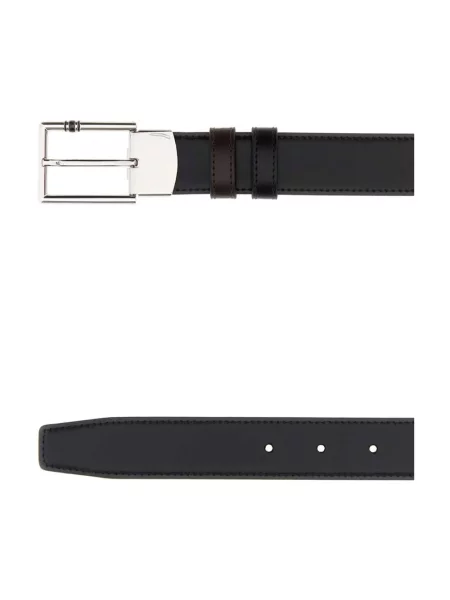 Pasek Montblanc dwustronny czarny