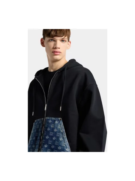 Bluza z kapturem Dsquared2 z kapturem czarna