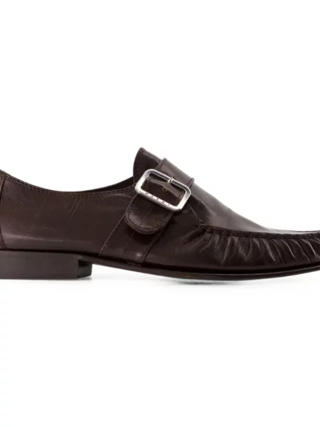 Pantofi loafer Marni din piele maro