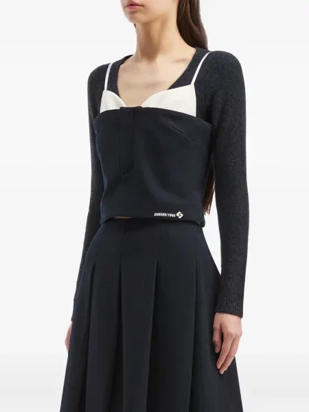 Palaidinė be rankovių Shushu/tong mėlyna