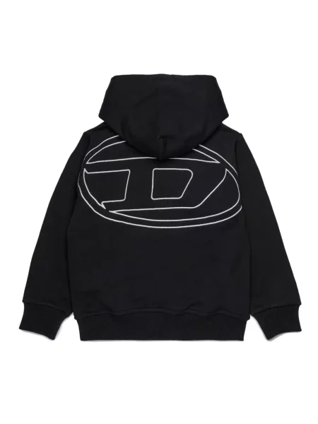 Bluza z kapturem dziecięca Diesel czarna