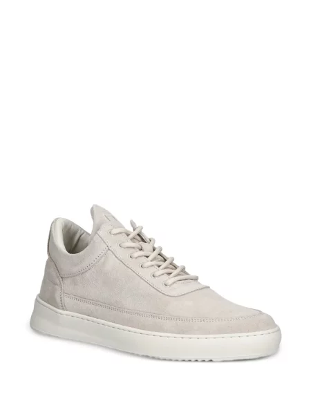 Sneakerși Filling Pieces din piele de căprioară gri