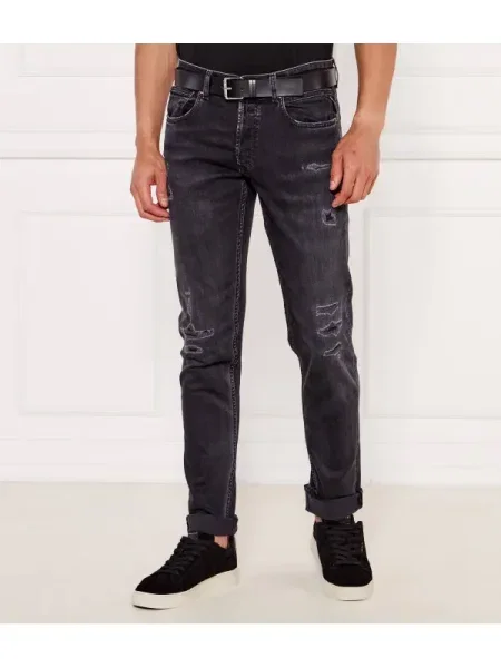 Replay Blugi GROVER | Straight fit negru