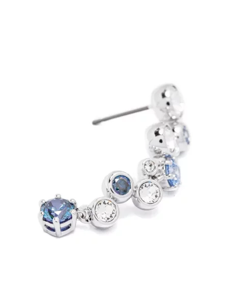Cercei Swarovski argintiu