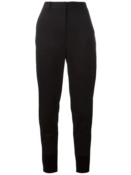Pantaloni de jogging 3.1 Phillip Lim de lână conici negru