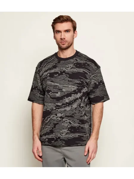 BOSS ORANGE Tricou Te_wildnature | Relaxed fit negru