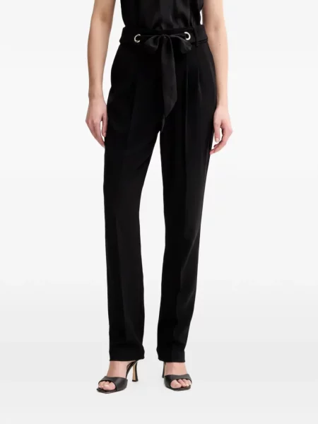 Pantaloni Morgan cu funde negru