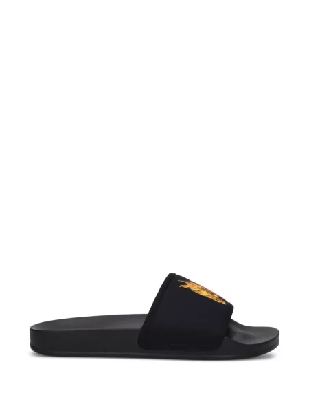 Papuci Palm Angels cu broderie negru