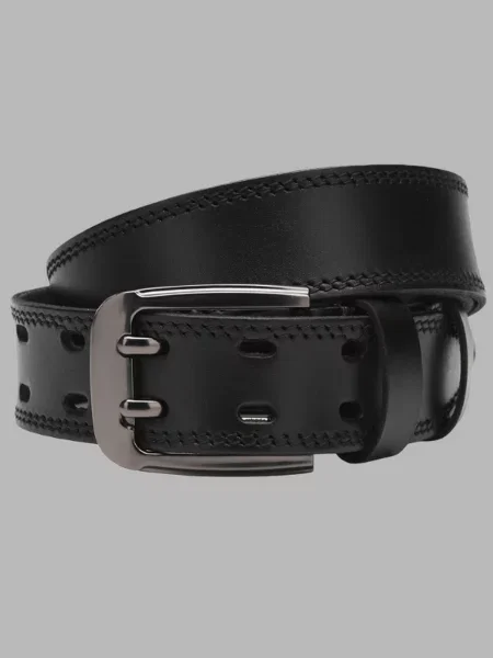 Кожаный ремень Borsa Leather черный