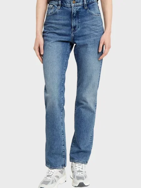 Прямі джинси G-star Raw сині
