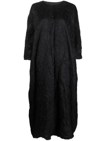 Jedwabna sukienka midi Daniela Gregis do kolan garniturowa czarna