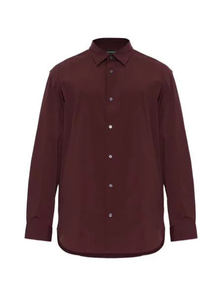 Cămașă Emporio Armani stretch roșu